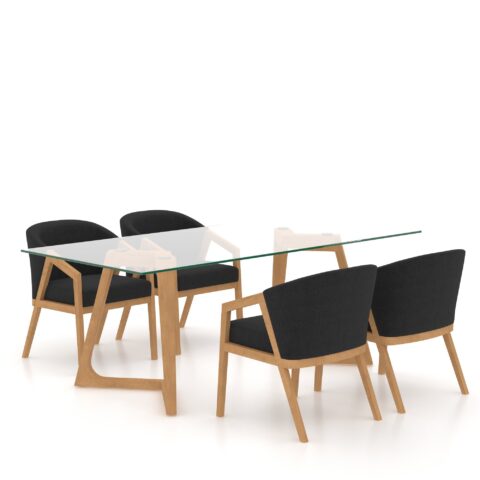 Modern Dining Set - 4DHJS