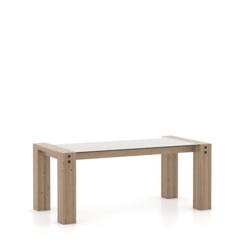 Rectangular Glass Table - Legs LN