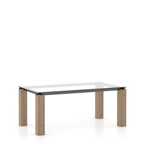 Rectangular Glass Table - Legs LE