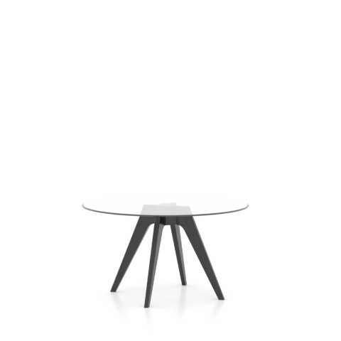Round Glass Table - Base DQ